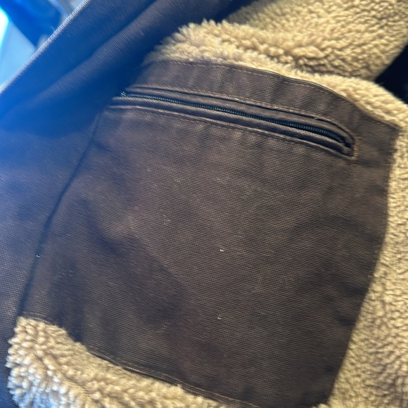 Carhartt C61 Sandstone Ridge Coat Sherpa Lined - Picture 6 of 11